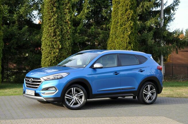 Hyundai Tucson 1.6T(177KM)*99tyś.km*Led*Navi*Kamera*Reling*Welur*I Wł*BLS*Alu19"ASO