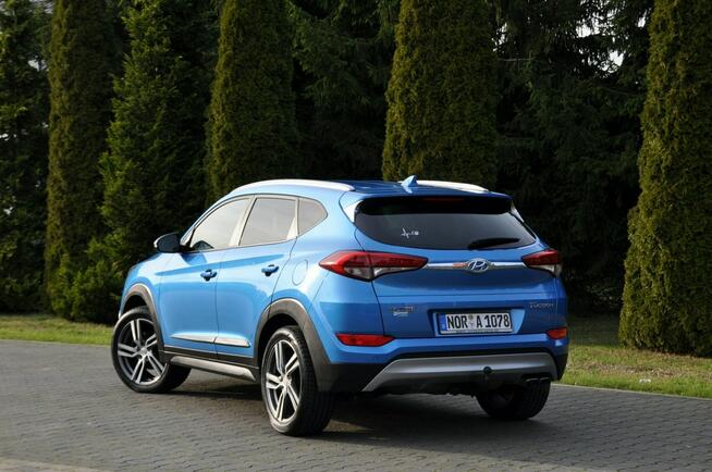 Hyundai Tucson 1.6T(177KM)*99tyś.km*Led*Navi*Kamera*Reling*Welur*I Wł*BLS*Alu19"ASO