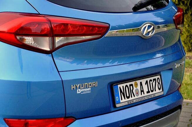 Hyundai Tucson 1.6T(177KM)*99tyś.km*Led*Navi*Kamera*Reling*Welur*I Wł*BLS*Alu19"ASO