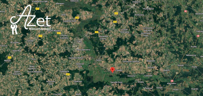 Działka rolna Zawyki gm. Suraż,