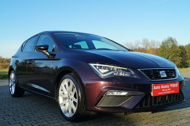 Seat Leon FR 1.4 150KM Led Navi Boheme Violett stan BDB Pół-Skóra
