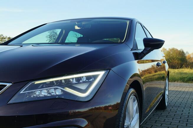 Seat Leon FR 1.4 150KM Led Navi Boheme Violett stan BDB Pół-Skóra