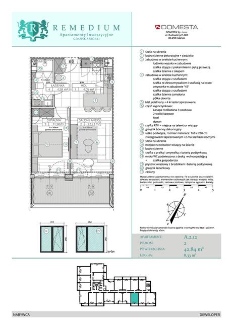 Apartamenty Remedium A.2.12 - gotowy do odbioru