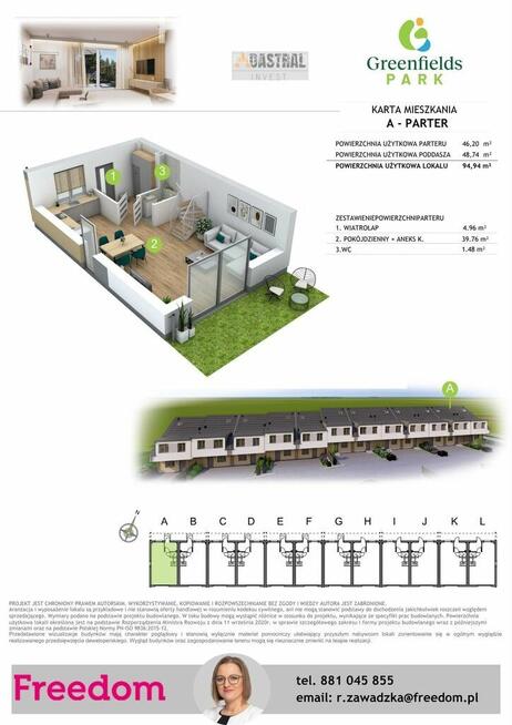 Segment O w zabudowie szeregowej, Jaroty, Olsztyn