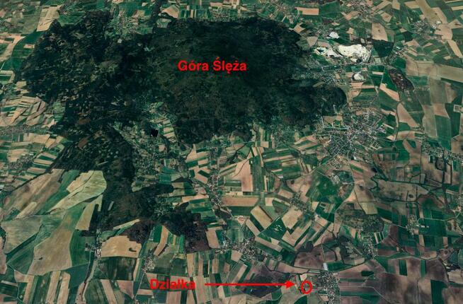 Działka inwestycyjna Nasławice gm. Sobótka,