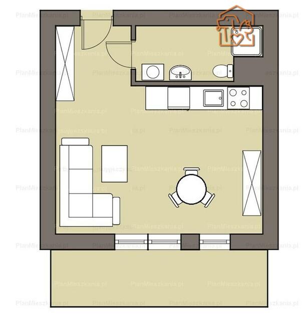 Ślężna 114R, Gaj, kawalerka przyjazna dla zwierząt