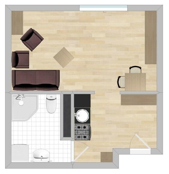 Przytulna kawalerka- Okulickiego 80, Zamłynie