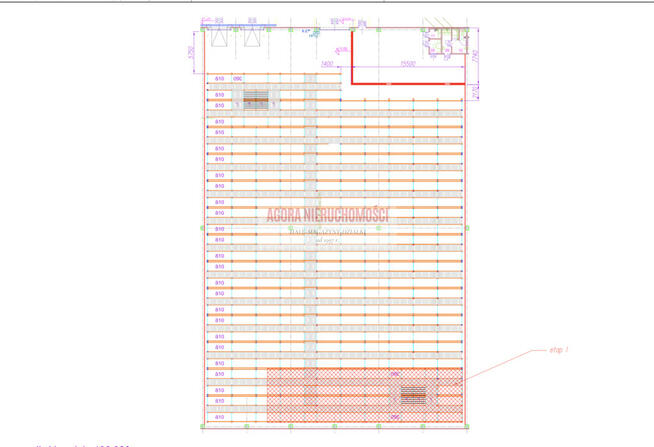HALA MAGAZYN 1864 m2 + BIURO 214 m2 BALICE TIR ENG
