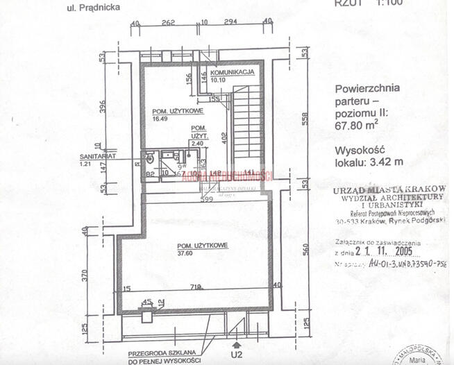 Lokal Handlowo-Usługowy ul. Prądnicka 68 m2 PARTER