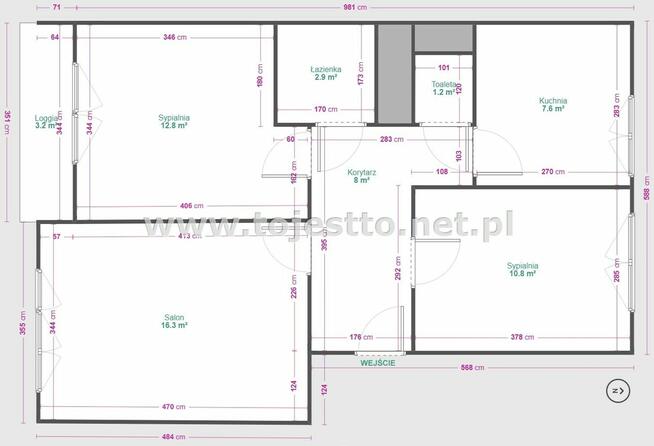 Eleganckie, DUŻE mieszkanie, ul. Listopadowa, Hrubieszów