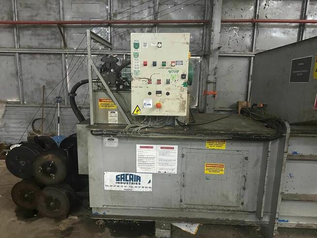 Belownica prasa do foli makulatury odpadów kanałowa automat