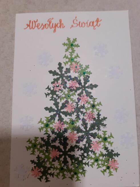 Karty Bożonarodzeniowe ręcznie robione tanio sprzedam