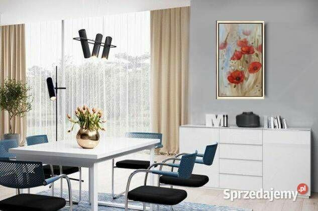 Makowa Łąka, ręcznie malowany olejny, Lidia Olbrycht