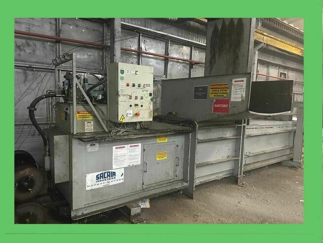 Belownica prasa do foli makulatury odpadów kanałowa automat