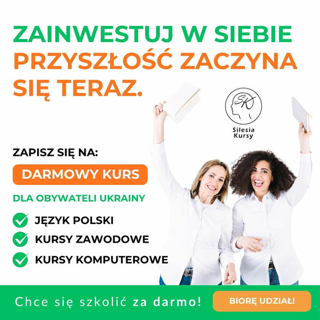 Darmowy kurs języka polskiego dla obywateli Ukrainy.