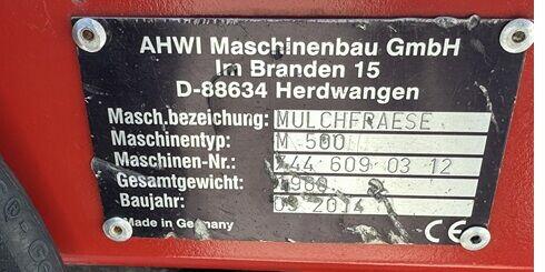 ROZDRABNIACZ DO PNI MARKI AHWI MULCHFRAESE M-500