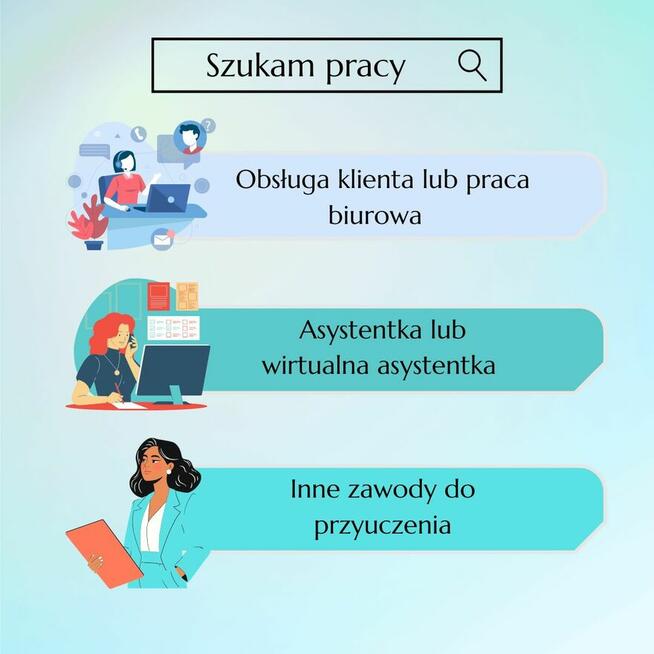 Poszukuję pracy biurowej / administracyjnej /obsługi klienta