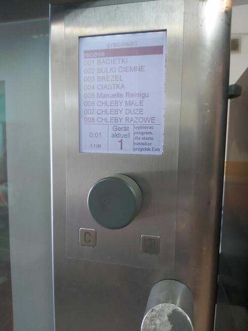 Piec WIESHEU,2 komory, do piekarni-cukierni, z zaparowaniem.