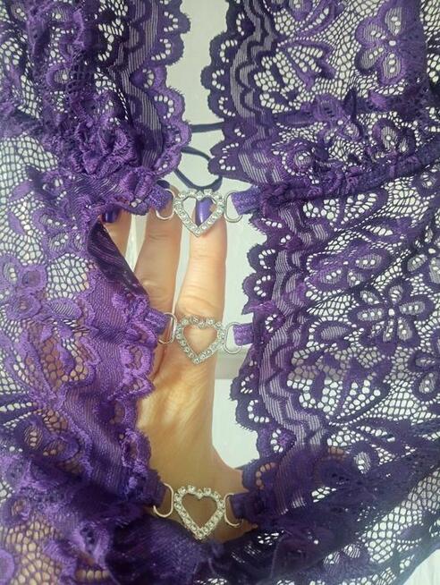 Skąpe koronkowe body, XL