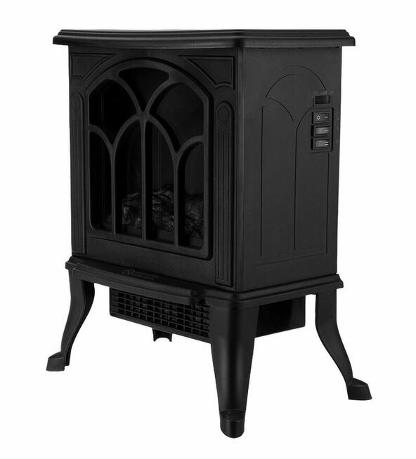 CERAMICZNY TERMOWENTYLATOR 800W/1500W KOMINEK DEKORACYJNY