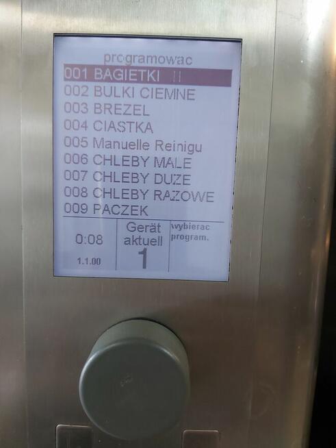 Piec WIESHEU,2 komory, do piekarni-cukierni, z zaparowaniem.