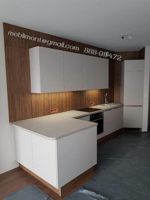 Skręcanie, montaż mebli kuchennych Ikea /…→docinanie blatów