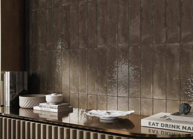 Płytki szkliwione ścienne ciegiełki 30x7 glazura Palette g.1