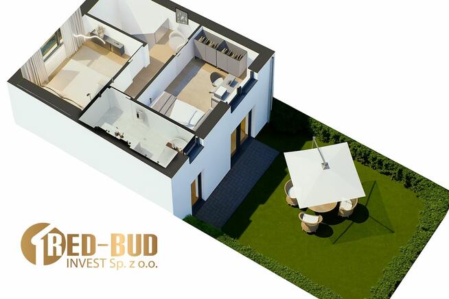 NOWE SZEREGI 62 m2 Bezczynszowe, Parking, Fotowoltaika, Ogró