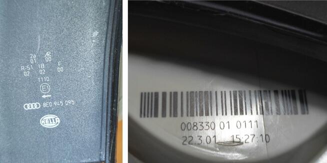 Audi A4 B6 Lampa tylna prawa lewa reflektor 153929