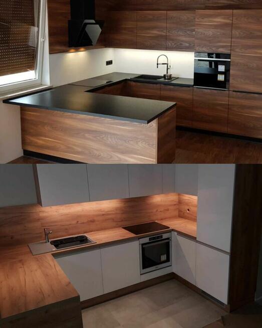 Skręcanie, montaż mebli kuchennych Ikea /…→docinanie blatów