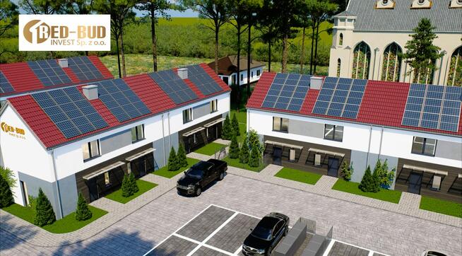 NOWE SZEREGI 62 m2 Bezczynszowe, Parking, Fotowoltaika, Ogró