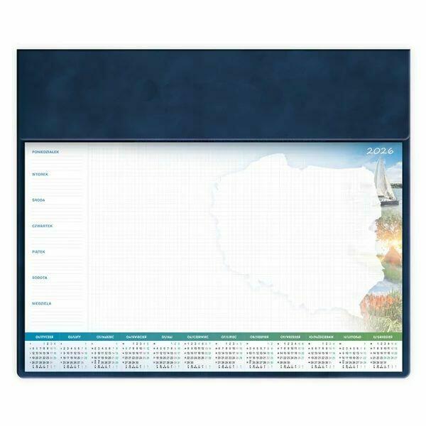 Podkład na biurko biurał blat z karteczkami