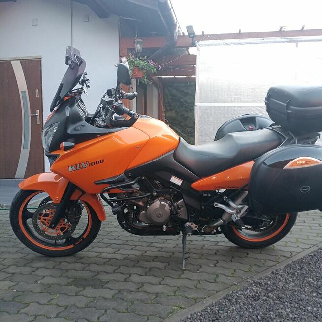 Sprzedam motocykl turystyk kawasaki KLV1000 2005r.