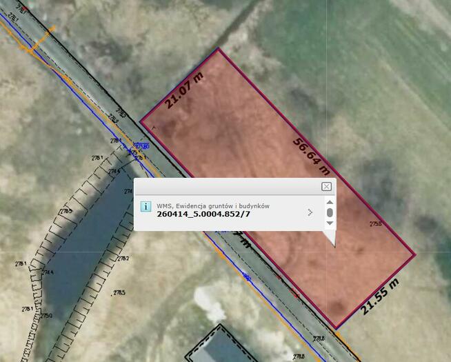 działka budowlana Jaworznia (k.Kielc) na sprzedaż