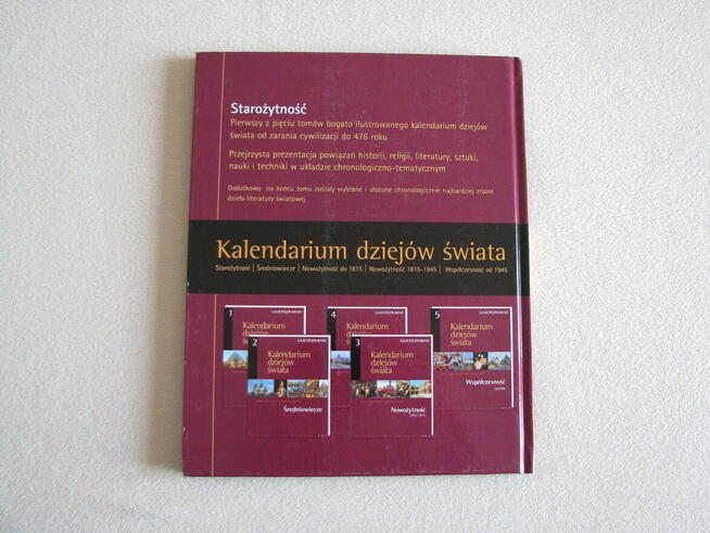 Kalendarium dziejów świata - Starożytność