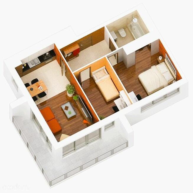 Ołtaszyn 3 pokoje komórka , garaż, balkon