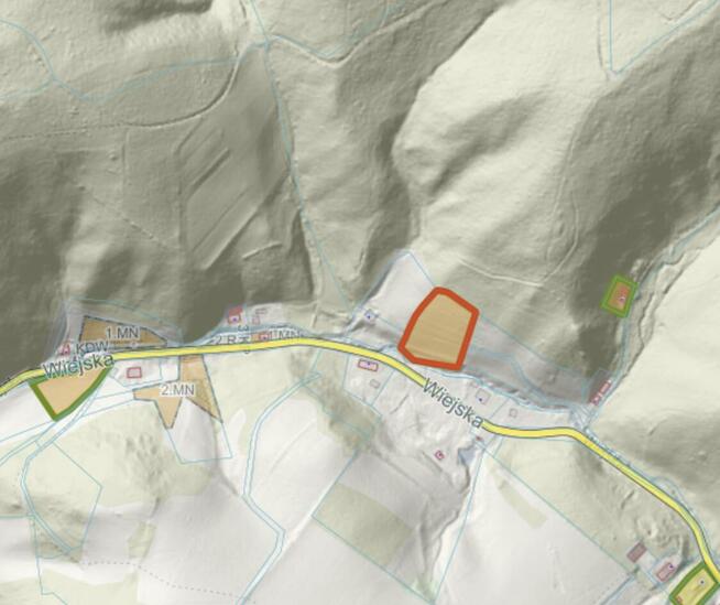 Działka Michałkowa gm. Walim, Wiejska