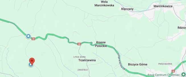 Działka rolna Wysokie gm. Limanowa