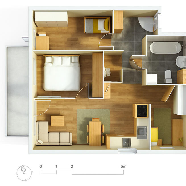 ⭐ Stare Gliwice narożne 4 pokoje balkon 9m ⭐