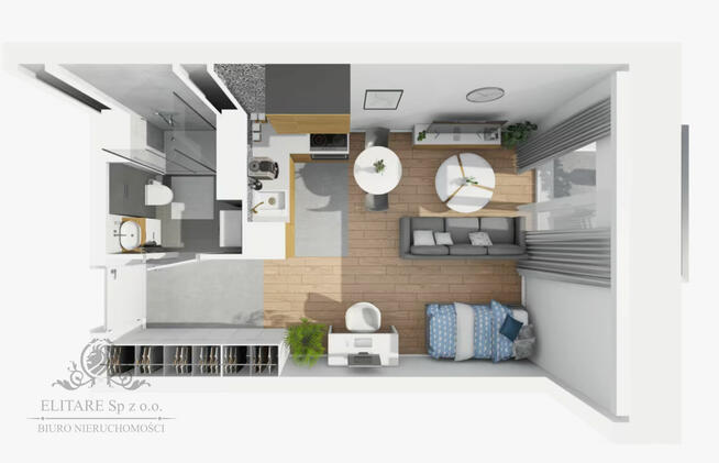 Mieszkanie NOWE 27,66m2 ,1 pok. w Centrum Wrocławia/Stare Miasto