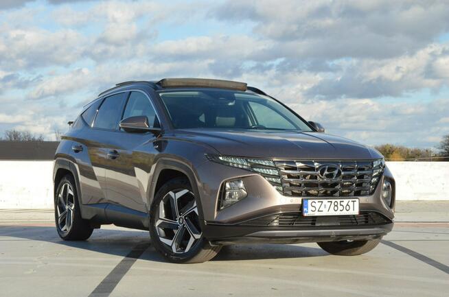 Hyundai Tucson 1.6 T-GDI Prestige 4WD Panorama/ Grzania/ Wentyle/ Kamera/ Hak