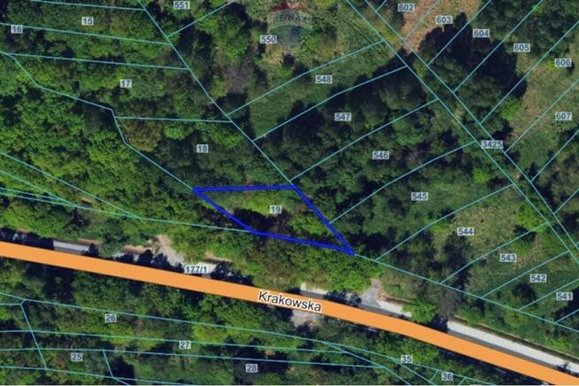 Działka rolna 393 m² w Oczkowie – blisko jeziora