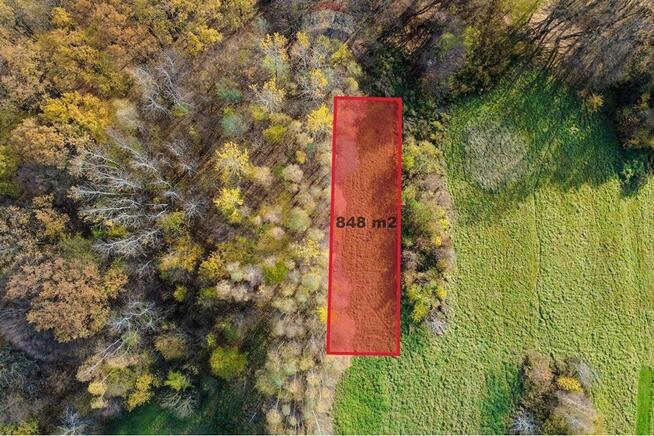 Działka rolna 848 m² w Oczkowie