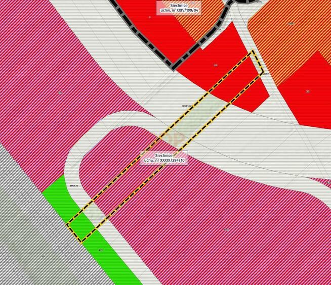 Działka usługowa Radwanice gm. Siechnice, Katarzyńska