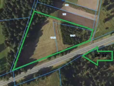 Działka inwestycyjna Borysławice Zamkowe gm. Grzegorzew