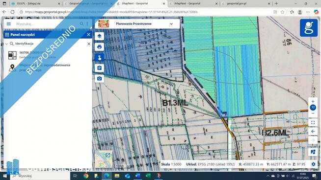 Działka rolna 0,6 ha Obręb Pogorzel