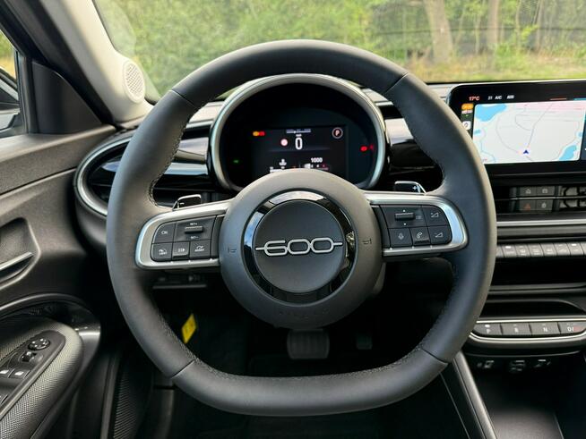 Fiat 600 1.2 Turbo Hybrid 110KM eDCT ICON+PAK Komfort, Zimowy, Styl|F VAT 23%
