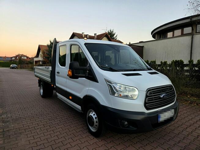 Ford Transit MK8 Doka, Bliźniak 2.2 TDCI 155KM 2015r Klima, Tempomat, Grzane Fotele