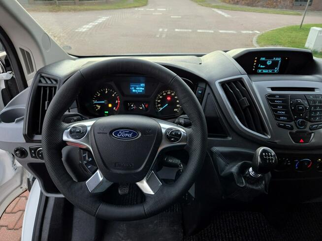 Ford Transit MK8 Doka, Bliźniak 2.2 TDCI 155KM 2015r Klima, Tempomat, Grzane Fotele