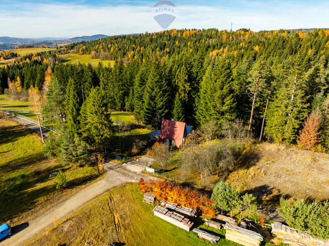 Działka budowlana z domem letniskowym